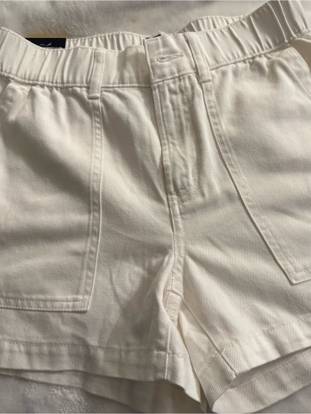 GAP High-Waist White Shorts